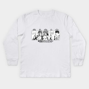 Evangelion 3.0+1.0 Thrice Upon a Time Children Kids Long Sleeve T-Shirt